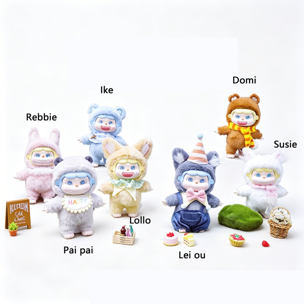PAPA Be Born Party Plush Keychain