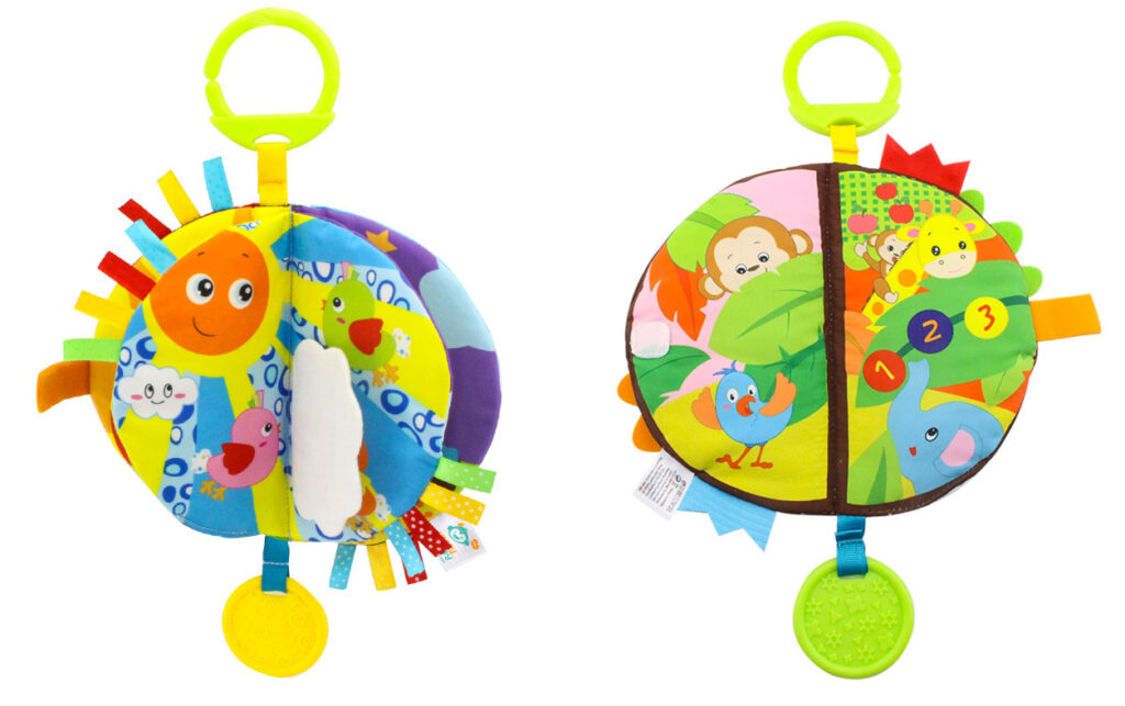Colorful Learning Round Cloth Book