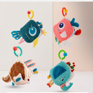 Three-dimensional animal tail baby cloth book