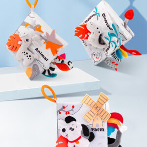 Animal three-dimensional tail choth book