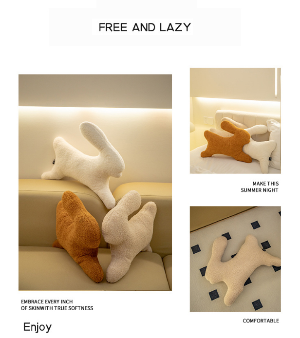 Cute Rabbit Plush Pillow - Image 7