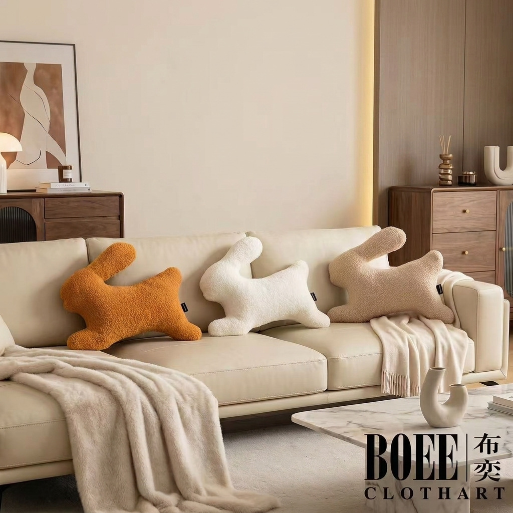 Cute Rabbit Plush Pillow - Image 2