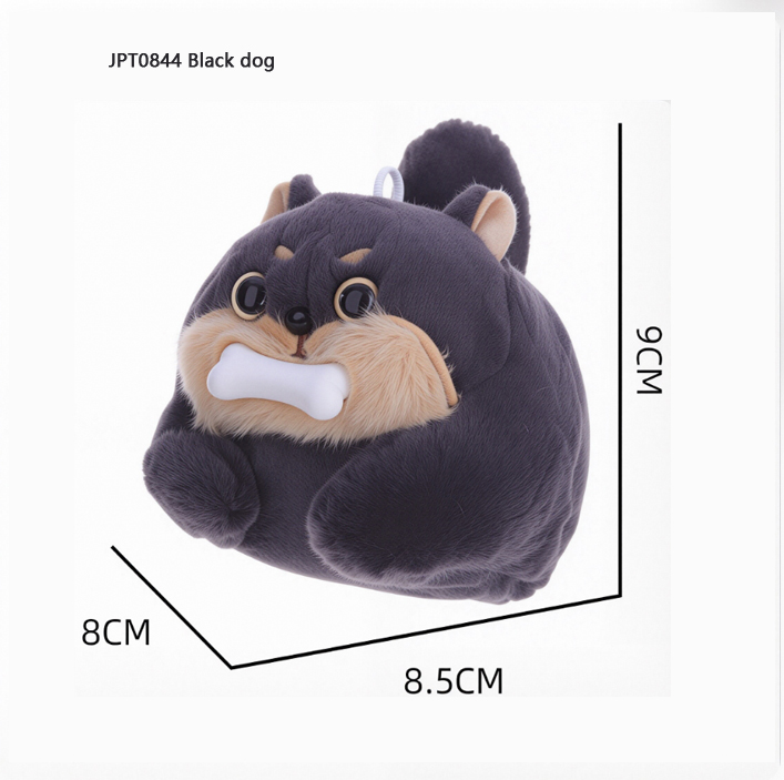 Wagging Tail Panda & Dogs Plush Toy - Image 4