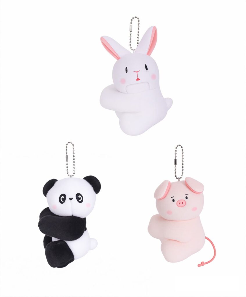 Magnetic Suction Little Animals Plush Toy