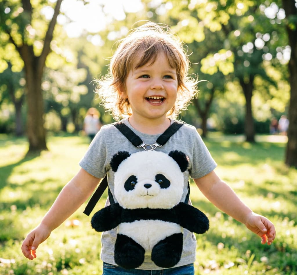 Smart Panda Backpack Electric Plush Toy - Image 4