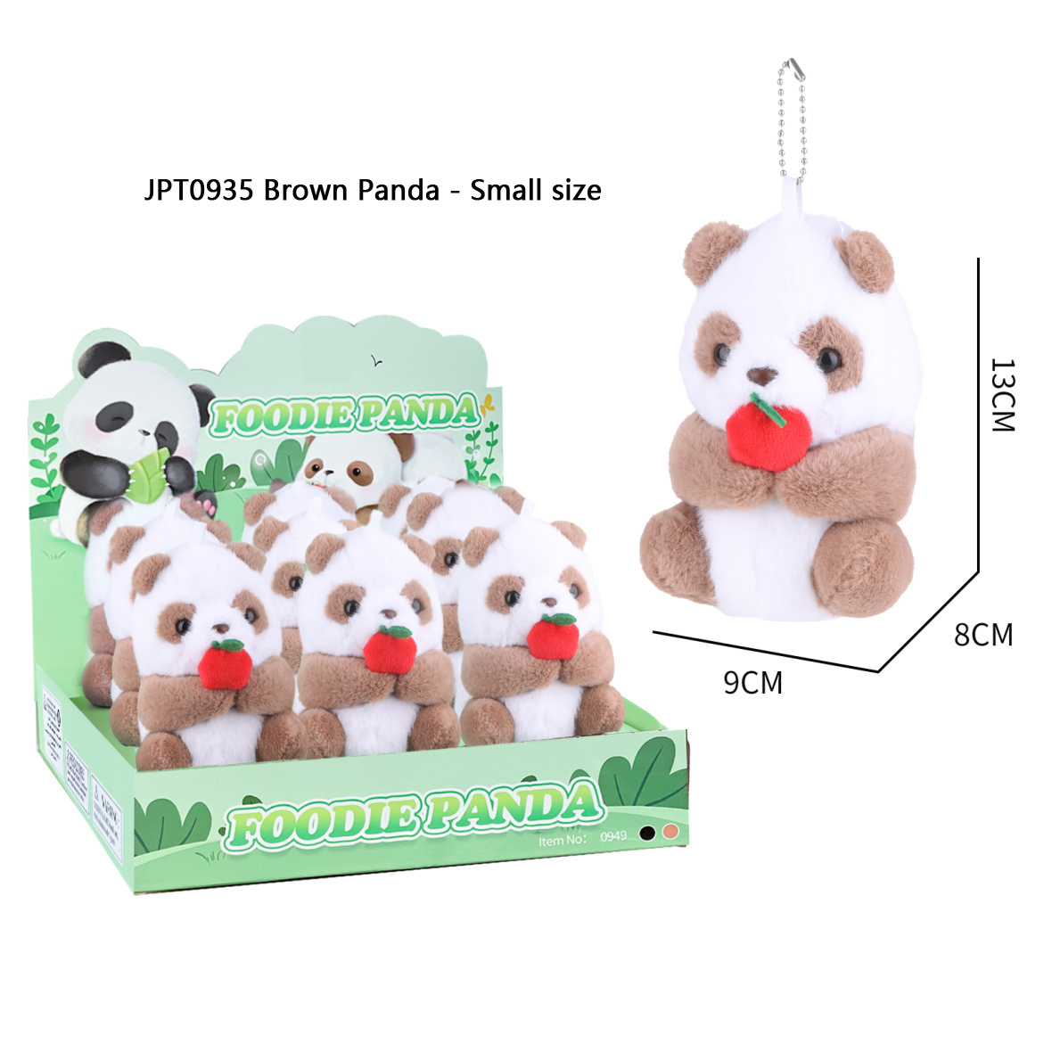 Foodie Animals Plush Toy - Elephant & Panda - Image 3