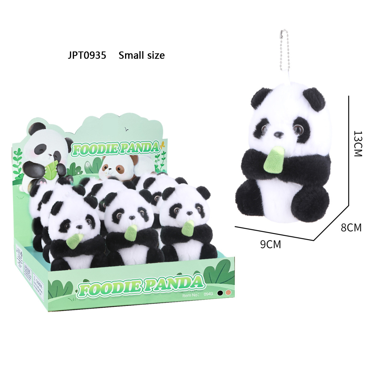 Foodie Animals Plush Toy - Elephant & Panda - Image 2