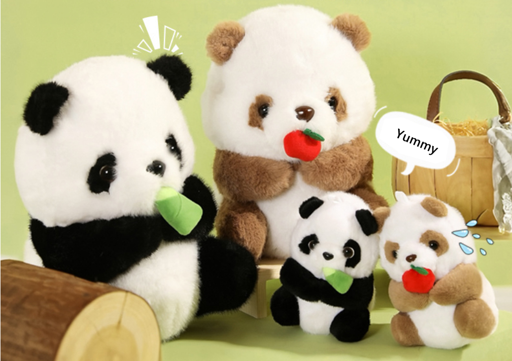 Foodie Animals Plush Toy - Elephant & Panda - Image 7