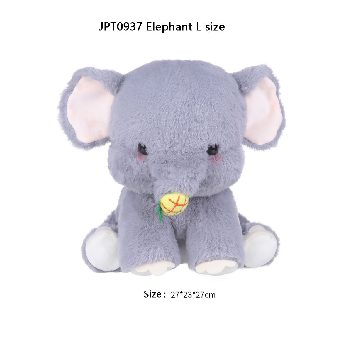Foodie Animals Plush Toy - Elephant & Panda - Image 6
