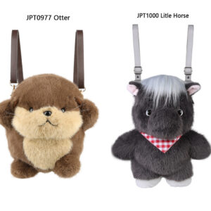Otter & Horse Plush Animal Backpack