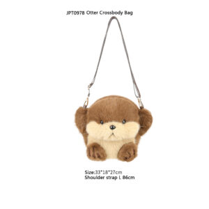 Plush Otter Crossbody Bag