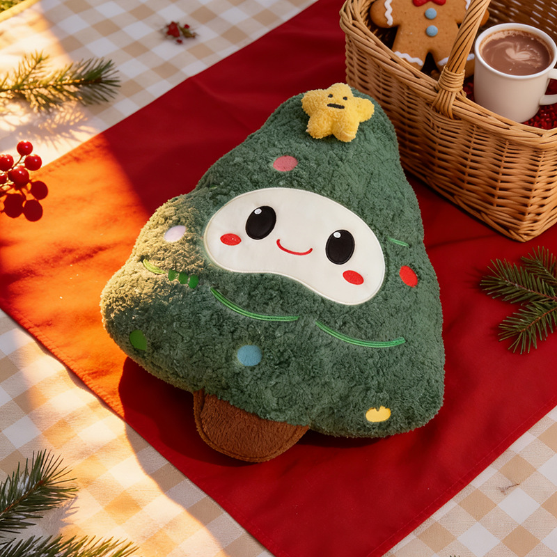 Christmas Tree Plush Pillow - Image 2