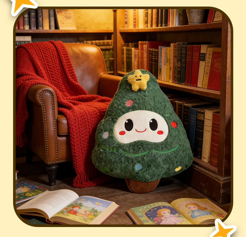 Christmas Tree Plush Pillow - Image 3