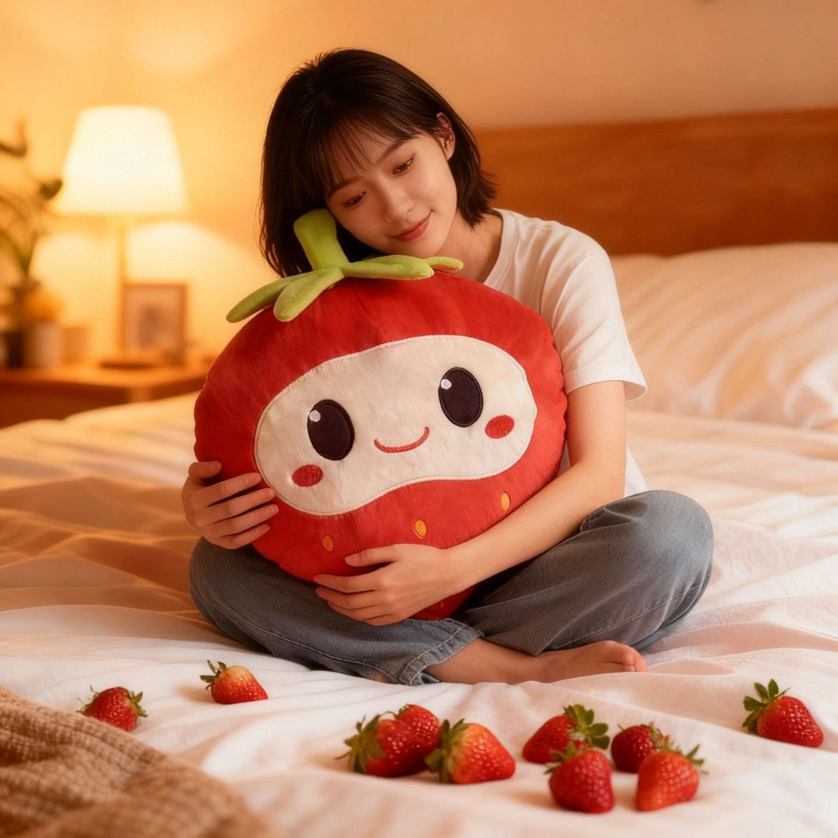 Strawberry Plush Pillow - Image 4