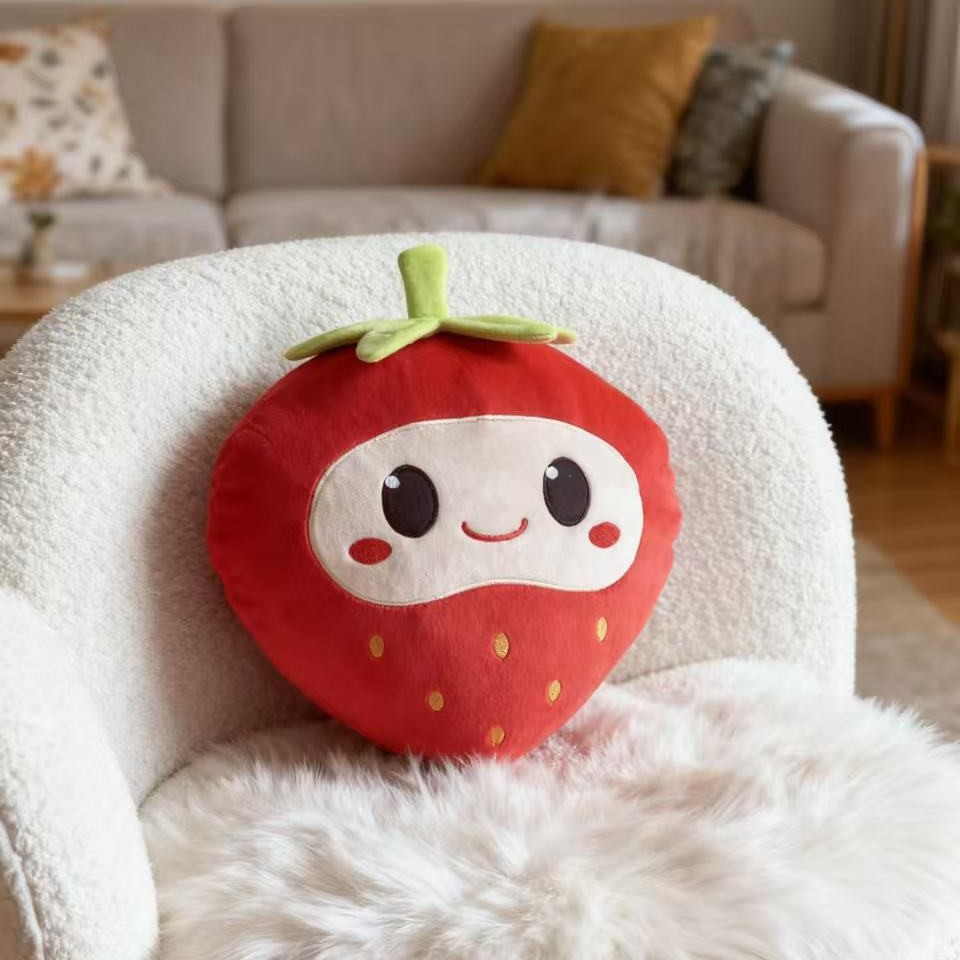 Strawberry Plush Pillow - Image 2