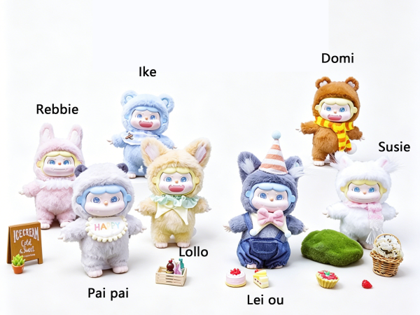 PAPA Be Born Party Plush Keychain