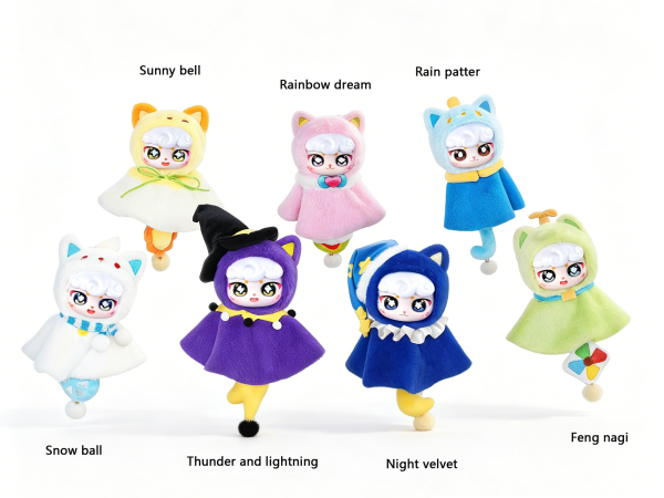 Cute Plush Elf Keychain